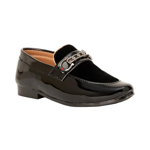 Image of SIYA Freeplay Loafers /Shoes for Boys /Kids, Casual and Party Footwear for Age 2 to 10 Years - Black, Brown, Tan