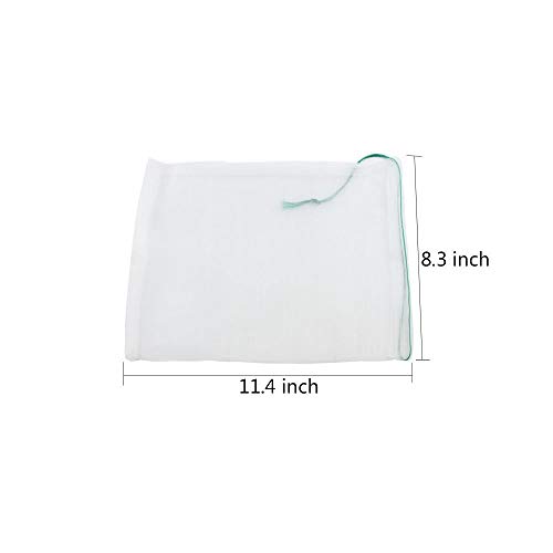 Divayanshi Fruit Protection Bags | Reusable Mesh Net with Drawstring | Breathable, UV-Resistant & Eco-Friendly | Insect & Pest Cover for Fruits, Vegetables, Garden & Farm | 8"x12" 12 pcs