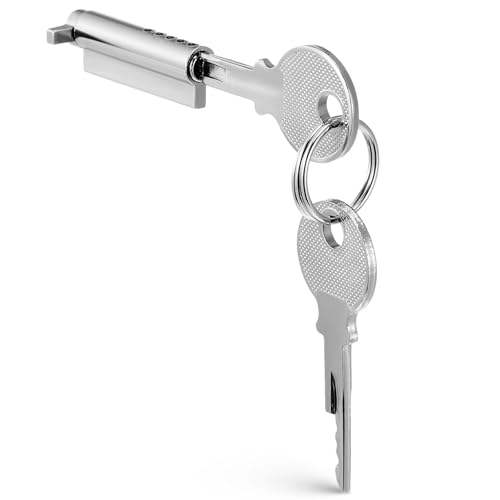 iplusmile Serrure Porte Réfrigérateur 35 MM Cylindre Robuste 2 Clés Verrouillage Sécurisé pour Vitrines Réfrigérées Usage Professionnel en Magasin