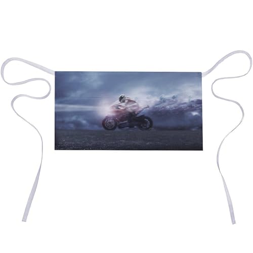 Tablier demi-taille imperméable 3 poches contre les taches de cuisine et saletés