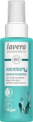 lavera Hydro Refresh Gesichtspflegespray - mit Alge und Hyaluronsäure - für ein entspanntes Hautgefühl - vegan - Naturkosmetik - 100 ml