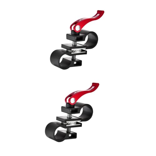 Sosoport 2 Pcs Umbrella Universal Connector Fishing Accessory Multipurpose Tool Stand for Umbrella Fishing Rod Mount Umbrella Bracket Fish Rod Holder Aluminum Alloy Beach Parasol