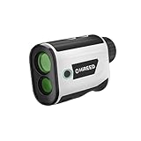 HiREED Telémetro de golf con pendiente de 1200 yardas, buscadores de rango recargables por USB