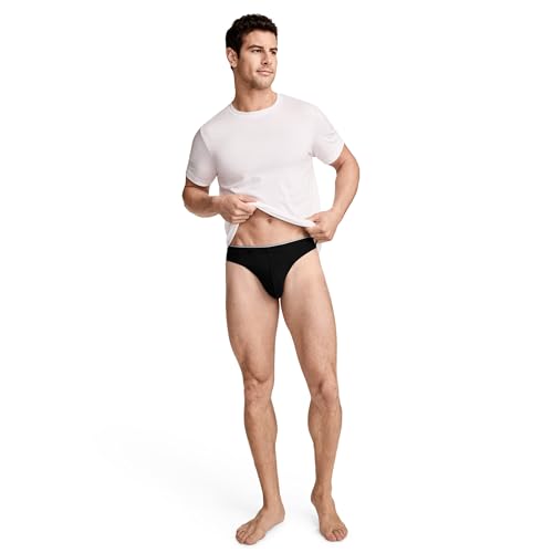Jockey Men's Underwear True Style Thong - 3 Pack, Black Night, M - image 4