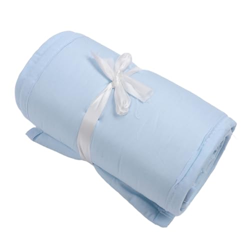 Protector de cuna para cuna, 3 unidades, anticolisión (azul estrella)