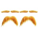 Mejora tu carisma: obtén una apariencia distintiva con bigote y cejas amarillos, combinando con cualquier y brindando una experiencia de juego de roles única. Con un llamativo, atraerás aún más la atención y te convertirás en el centro de atención.