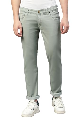 Image of Allen Cooper Regular Comfortable Mid Rise Denim Jeans for Men
