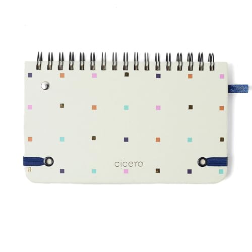 Agenda Planner Wire-O 2025 Bossa Nova Semanal Office 15,5X9 Pontos Off White, Cicero