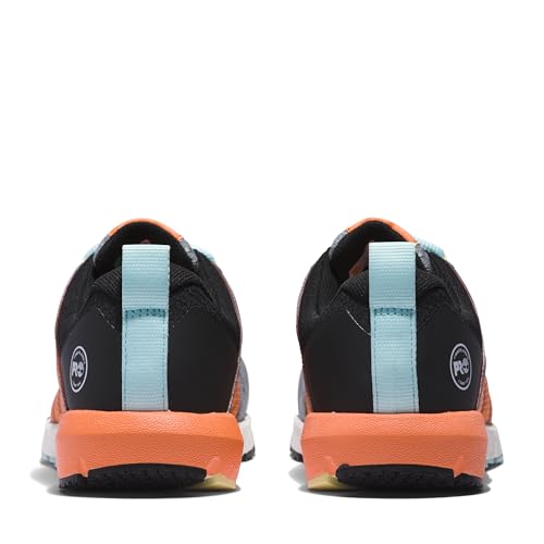 Image of Timberland PRO Women's Radius Composite Safety Toe Athletic Industrial Work Shoe, Grey /Black /Orange, 7.5W