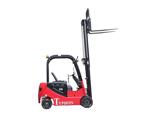 TYPHON 2 Ton Capacity Vigor Hi-Lo 20 Compact Electric Forklift Lifter USA for Warehousing, Indoors, Outdoors
