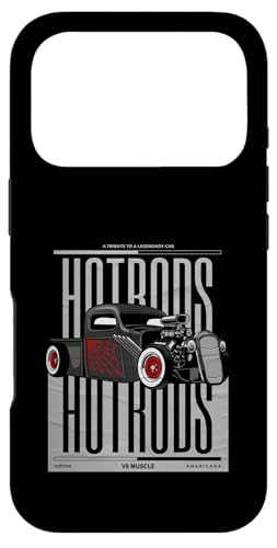 Big Block Vintage Retro Muscle Cars, Custom V8 Hot Rod �X�}�z�P�[�X iPhone 17 Pro �p
