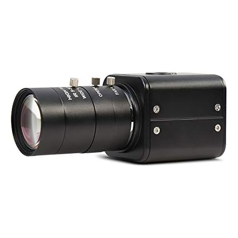MOKOSE HDMI Camera, HD 1080P 60FPS Digital Security Camera, Industry Digital Camera with 5-50mm Telephoto Zoom Manual HD Lens. Cover