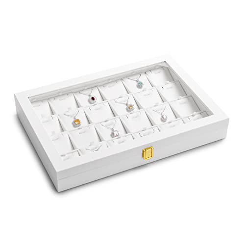 Boîte à bijoux blanche à offrir pour une organisation raffinée