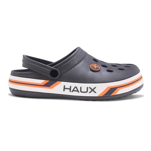 Image of HAUX Casual Clogs for Men | Soft & Comfortable EVA Slip-Ons | Lightweight Slippers & Everyday Wear Comfort Clogs for Men