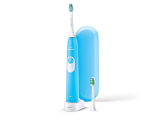 Sonicare hx6212/87 Teens Wiederaufladbare Schallzahnbürste blau Elektrobürste für elektrische Zahnbürste Zahnbürste (Akku, Eingebaut, 336 H,