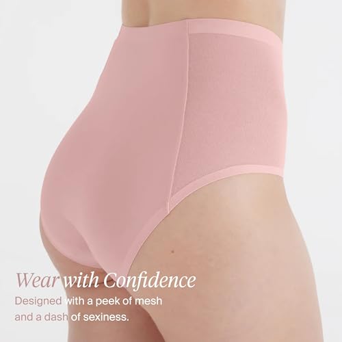 High Rise Mesh No-Show Leakproof by Knix3