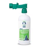 Unique Turf & Outdoor Odor and Stain Remover, Turf Cleaner for Pet Urine Outdoor Dog Odor Eliminator, 30 oz. Bio-Enzymatic Liquid Concentrate with Hose-Connector Bottle