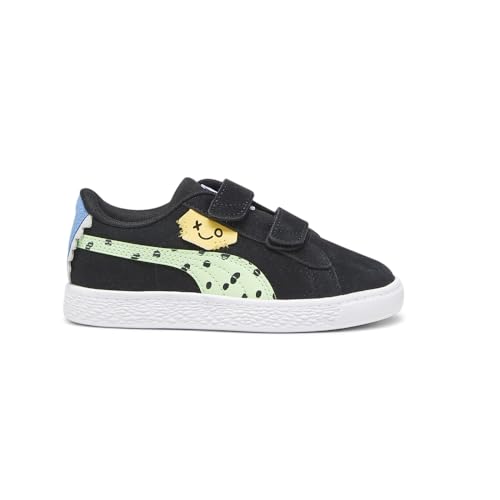 PUMA Kids Boys Suede Classic Mix Match Lace Up Sneakers Shoes Casual - Black - Size 2.5 M