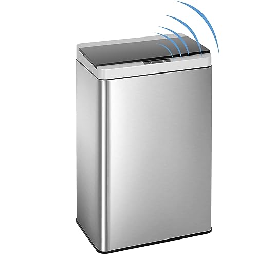 Caneca de basura automática de acero inoxidable 50L