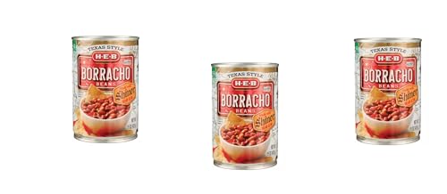 H-E-B Beans 15oz - 3 cans (Borracho with Shiner Bock)