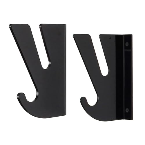 Amagogo Skateboard Wall Mount Rack Storage Saving Space Vertical Snowboard Hanger Surfboard Holder for Longboard Living Room Office, Black