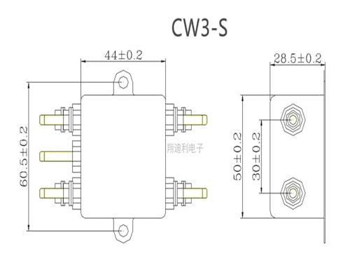 Filtro de alimentación monofásico CW4E-30A-S purificación 20A terminales 3