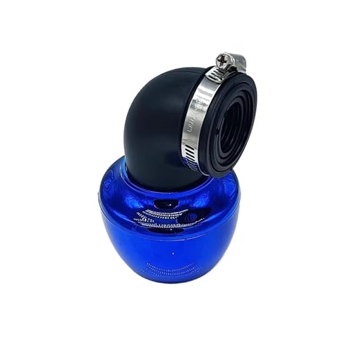 Filtre à air moto bleu 35mm 42mm pour scooter 50cc et quad tout terrain