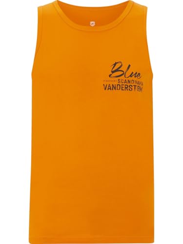 Jan Vanderstorm Herren Tanktop Felton |Muskelshirt |Rundhals |Aufdruck | Reine Baumwolle | große Größen L-7XL orange, 3XL (XXXL) - 64/66 Jan Vanderstorm Herren Tanktop Felton |Muskelshirt |Rundhals |Aufdruck | Reine Baumwolle | große Größen L-7XL orange, 3XL (XXXL) - 64/66