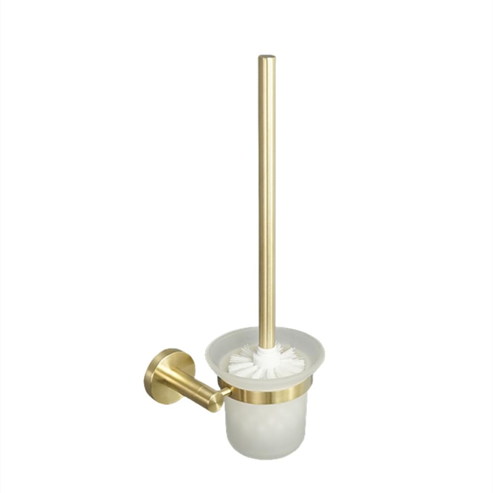 Anneau de serviette en or brossé et accessoires chic pour votre salle de bain