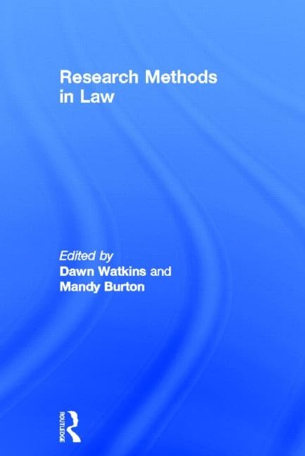 Research Methods in Law