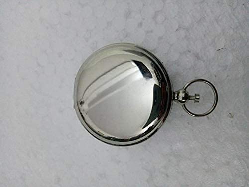 Brújula de bolsillo plegable de latón 2 pulgadas miniatura 1