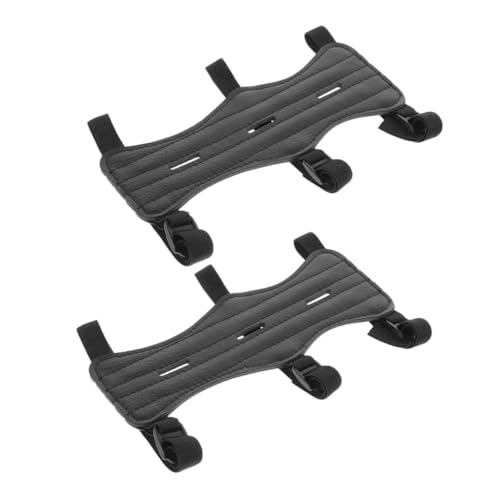 KOMBIUDA 2pcs Arm Guards for Adults Leather Forearm Protectors Adjustable Accessories for Hunting