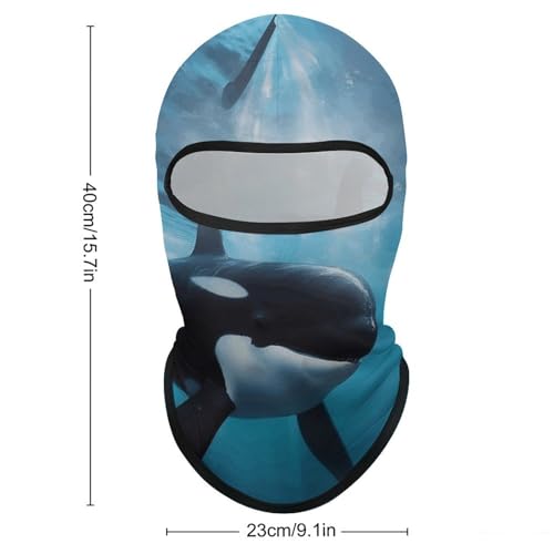 Balaclava para hombre, máscara para esquí y ciclismo, protección facial y cervical, ajuste ergonómico miniatura 2