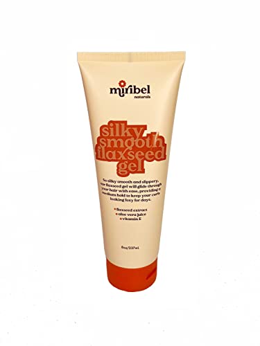 Miribel Naturals Medium Hold Flaxseed Gel For Curly And Wavy Hair | Curl Defining Styling Gel | No Buildup, No Flaking, No Crunch | Light Scent | Vegan And Cruelty-Free #TOP7
