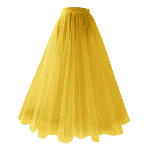 Jupe longue plissée en résille élégante et finitions haute couture