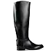 HORZE Chester Kids Horse Riding Boots | Rubber Equestrian Tall Dress Boots for Girls, Boys - Black - 3