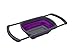 Kitchen Candy Collapsible Over the Sink Colander/Strainer, Purple