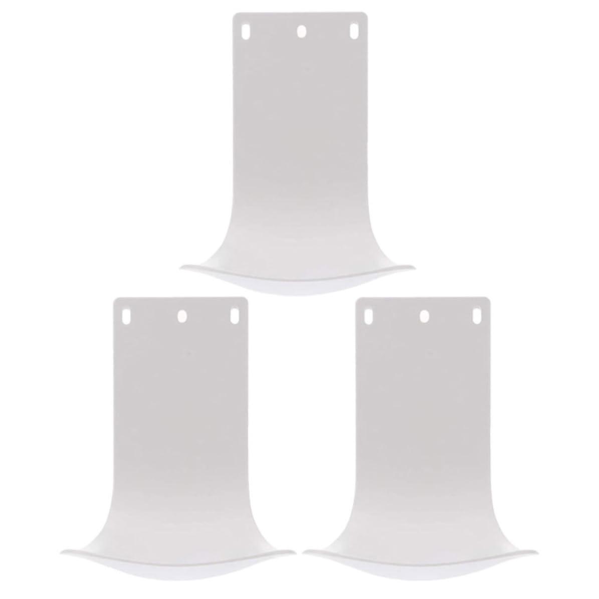 Bandeja de Recogida para Dispensador Jabón Abs Blanco Pack 3 para Hoteles y Centros Comerciales