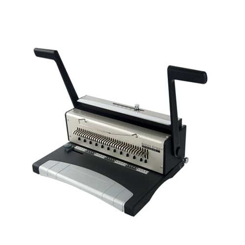 製本キット、 34穴製本機 角穴/丸穴 S303/SY303 パンチングマシン 3:1 ダブルコイル製本機(Round Hole SY303)