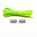 WEDSA 12 Farben Elastic No Tie Schnürsenkel Halbkreis-Schnürsenkel für Kinder und Erwachsene Turnschuhe Schnürsenkel Lazy Metal Lock Laces SHOS-Poland, grün