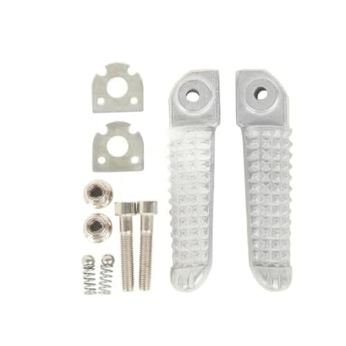 Cale pied moto arrière noir et argent mat pour YZF R1 R6