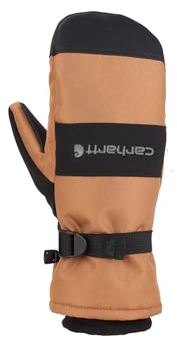 image for Carhartt Men's A616 Waterproof Mitt Glove - Medium - Brown / Black