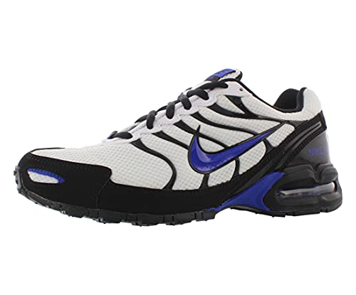 Nike Mens Air Max Torch 4 Running Shoe (8, White/Hyper Blue-Black)