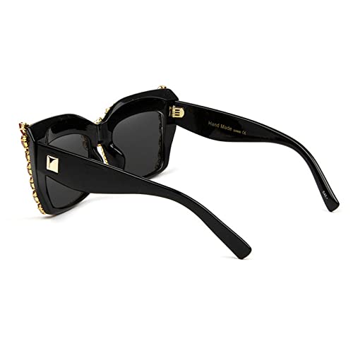 willochra Oversized Diamond Sunglasses Women Rhinestone Cat Eye Sunglasses Vintage bling party sunglasses Eyewear3