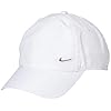 Nike-Unisex-Sportswear-Heritage86-Cap NIKE OneSize Swoosh H86, White/Metallic Silver, One Size