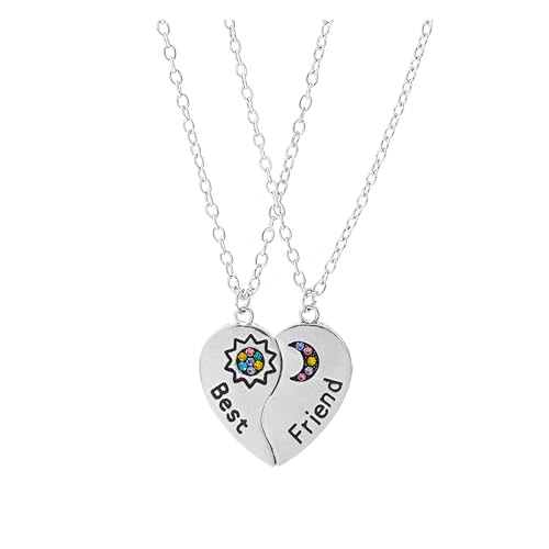 Collier pendentif soleil lune nuage étoile pour ne plus jamais se sentir seul