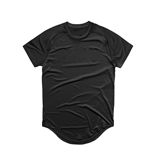Muscle Killer 3 Pack Men's Gym Workout Bodybuilding Fitness Active Athletic T-Shirts Workout Casual Tee (Medium, Black+Apricot+Dark Purple) #TOP4