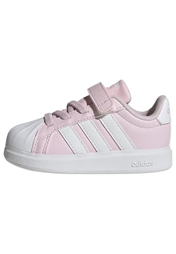 adidas Mixte bébé STREETTALK Shoes Infants, Clear Pink/FTWR White/Grey Two, 27 EU