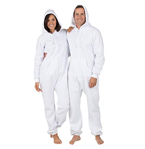 Joggies - Family Matching White Suger Hoodie Onesies for Boys, Girls, Men, Women and Pets - Infant - XLarge (Fits 12-18mos.)