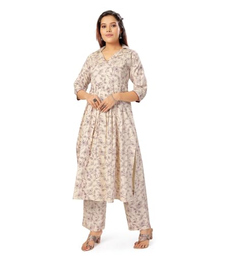 Image of Momenta Women's Pure Cotton Maternity Kurta Set | Feeding Kurti with Concealed Zippers | Maternity Dress for Pre & Post Pregnancy